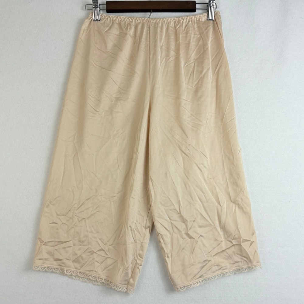 Cabernet Pettipants Slip Shorts Bloomers Nylon Beige‎ Lace Medium Undergarment